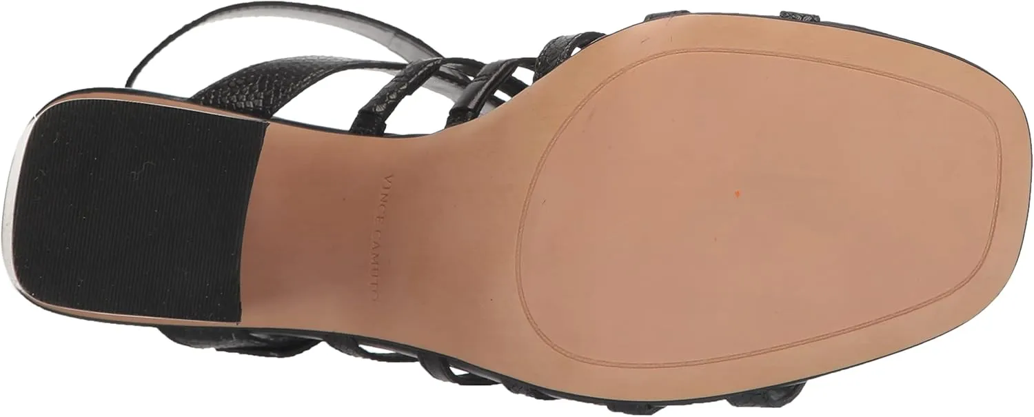 Vince Camuto Women's Hicheny Buckle High Heel Sandal Heeled