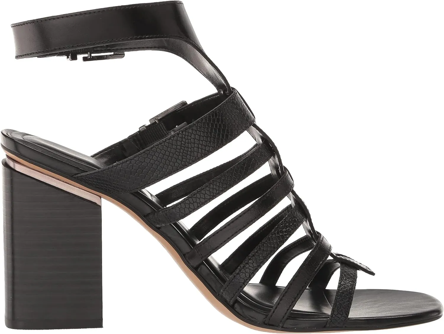 Vince Camuto Women's Hicheny Buckle High Heel Sandal Heeled