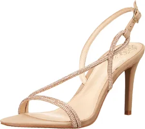 Vince Camuto Women's Luanna Crystal Strap High Heel Sandal Heeled