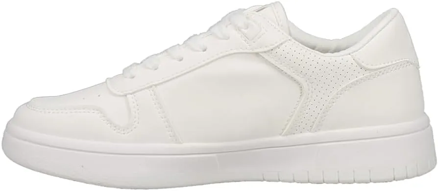 Vintage Havana Womens Fresh Metallic Lace Up Sneakers Shoes Casual - White