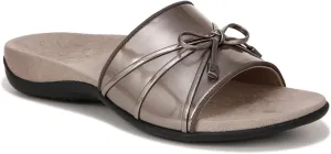 Vionic Bella Slide Women's Comfort Supportive Sandal Pewter - 6 Medium