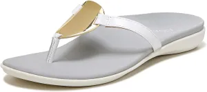 Vionic Raysa Women's Toe Post Supportive Sandal White - 9.5 Wide
