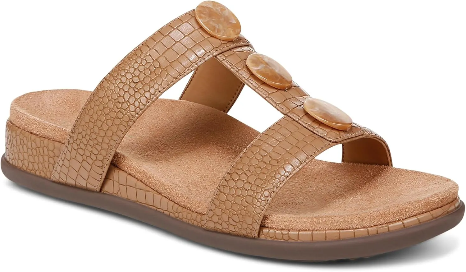Vionic Serra Women's T-Strap Slip-on Supportive Sandal