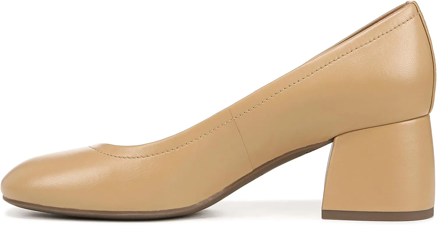 Vionic Women's Pump Heel Sandal Carmel Shoes with Arch Support