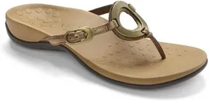 Vionic Women's Rest Karina Backstrap Sandal- Supportive Ladies Slip on Sandals That Include Three-Zone Comfort with Orthotic Insole Arch Support, Medium and Wide Fit