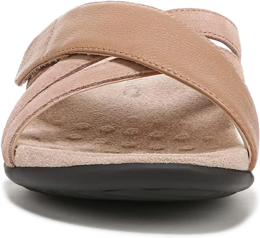 Vionic Women's Rest Zarie Slide Sandals- Supportive Sandals and Indoor/Outdoor Slip Ons That Includes an Orthotic Insole and Cushioned Outsole for Arch Support, Sizes 5-12