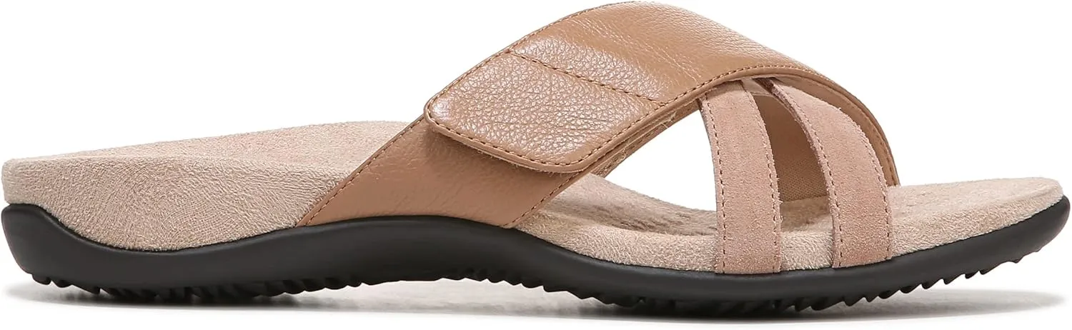 Vionic Women's Rest Zarie Slide Sandals- Supportive Sandals and Indoor/Outdoor Slip Ons That Includes an Orthotic Insole and Cushioned Outsole for Arch Support, Sizes 5-12