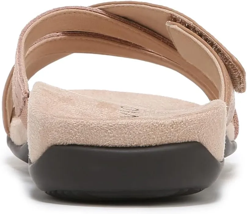 Vionic Women's Rest Zarie Slide Sandals- Supportive Sandals and Indoor/Outdoor Slip Ons That Includes an Orthotic Insole and Cushioned Outsole for Arch Support, Sizes 5-12