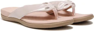 Vionic Women's Tide Melo Toe-Post Sandal- Supportive Flip Flop Slides That Includes an Orthotic Insole and Cushioned Outsole for Arch Support, Medium Width, Sizes 5-12