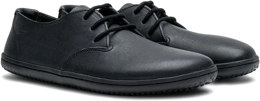 Vivobarefoot Ra III, Mens Leather Barefoot Oxford Lace Up Shoe