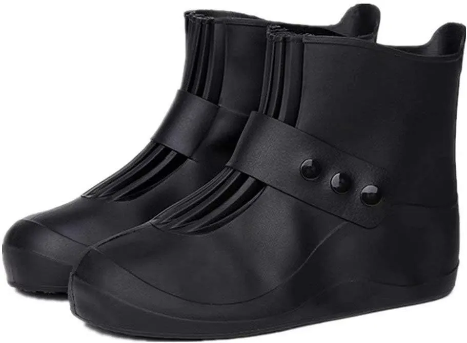 Waterproof Rain Shoe Covers for Men Women Overshoes Rain Boots Reusable Galoshes Snow Durable Stretchable Kids Shoe Protectors