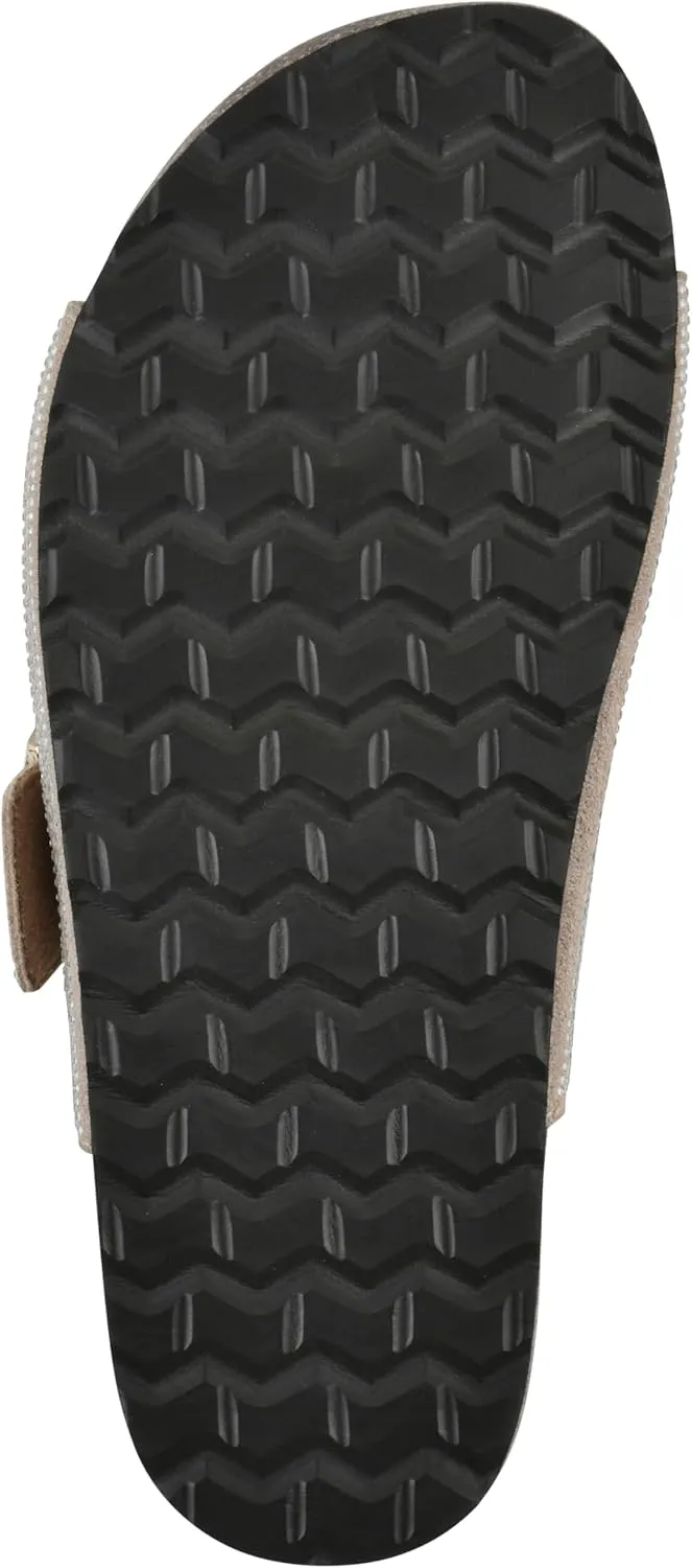 WHITE MOUNTAIN Women's Granitas Double-Strap Signature Comfort-Molded Footbed Sandal
