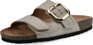 WHITE MOUNTAIN Women's Granitas Double-Strap Signature Comfort-Molded Footbed Sandal