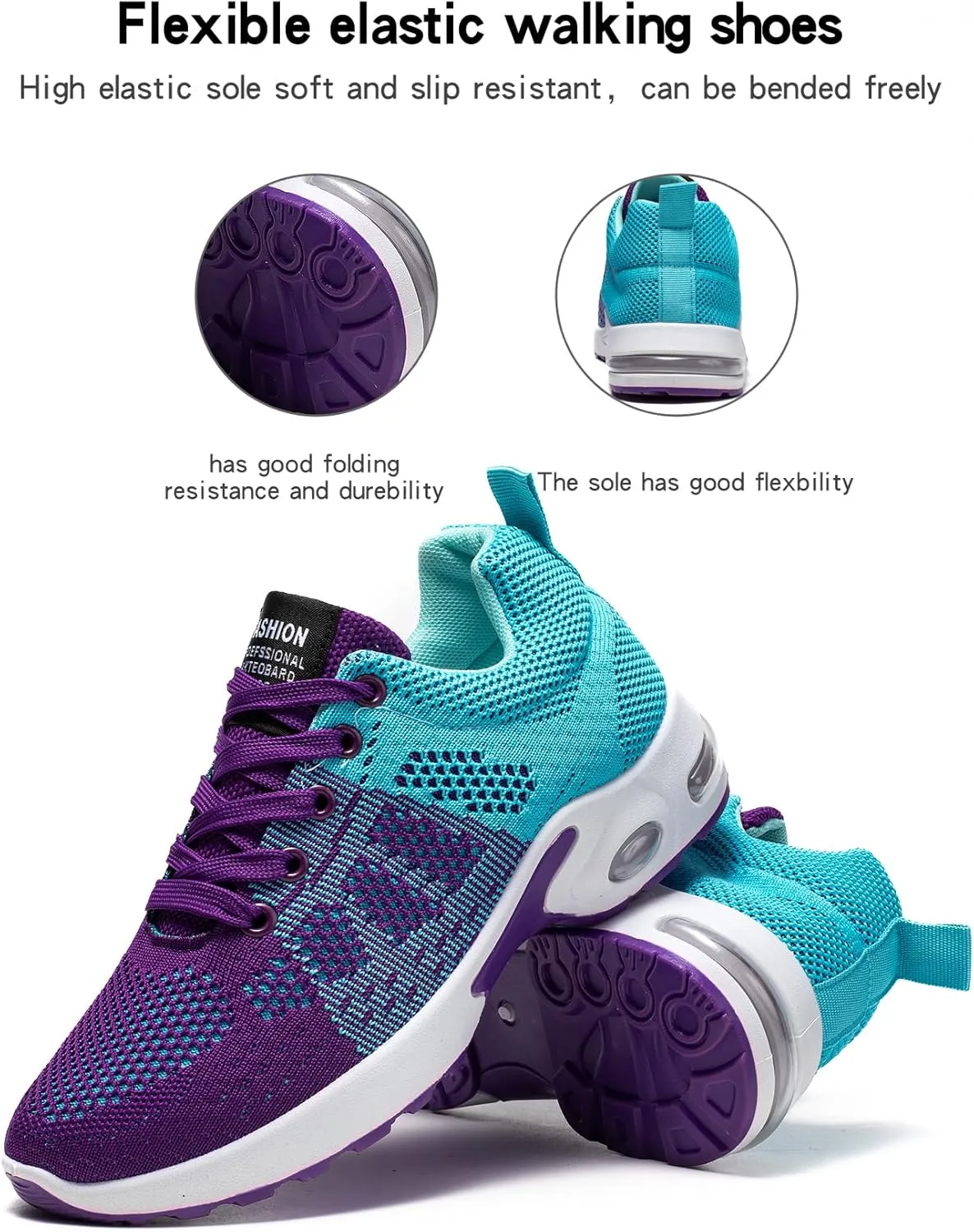 Women's Air Athletic Running Shoes Fashion Sport Gym Jogging Tennis Fitness Sneaker US5.5-8.5