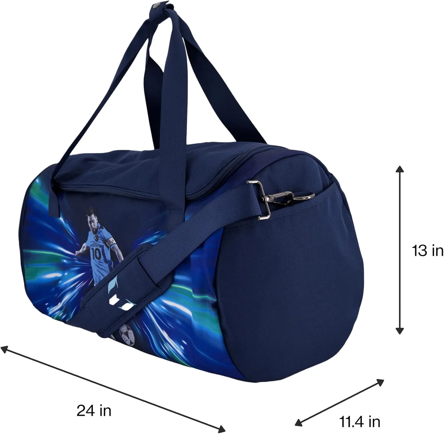 Women's Lifestyle Duffel Bag, Side Pockets & Adjustable Strap, Durable