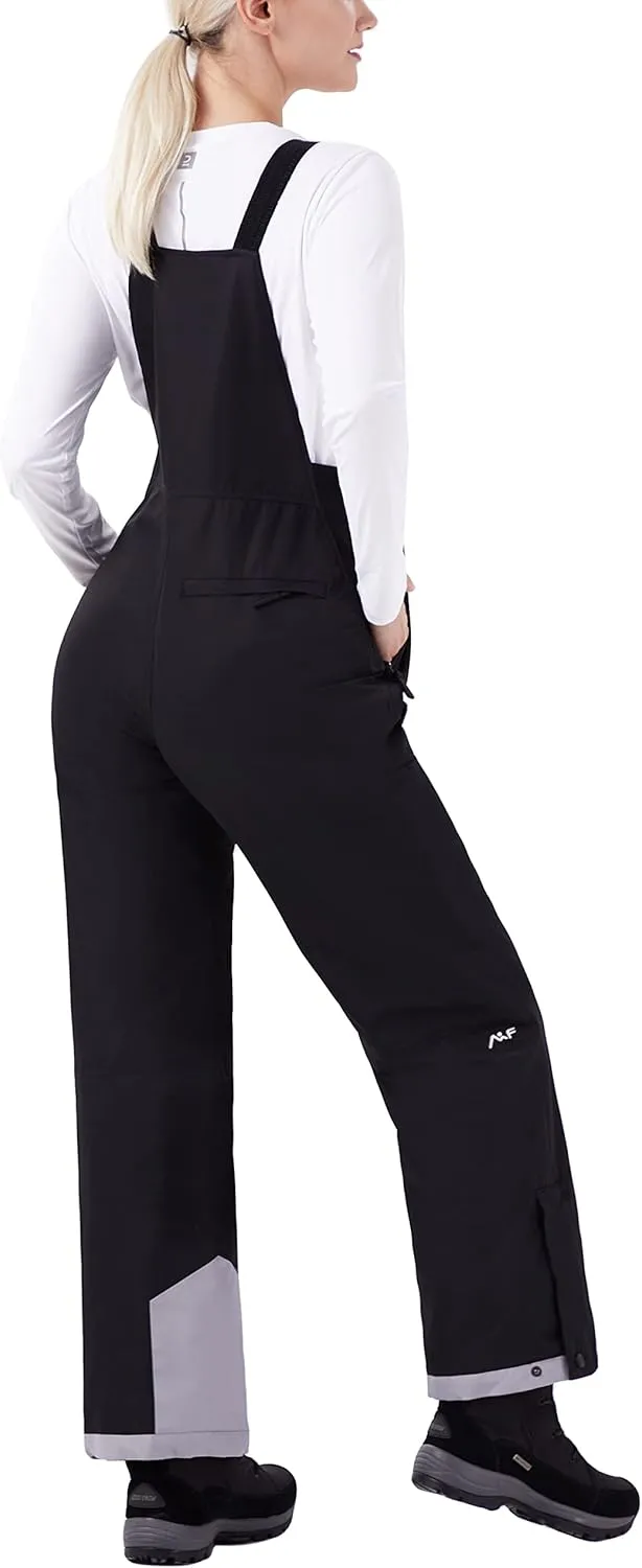 WULFUL Womens Insulated Snow Bibs Waterproof Winter Ski Pants Snowboarding Overalls