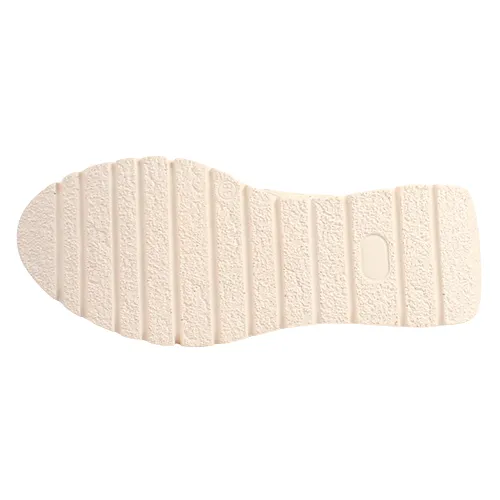 Zanni Ladies Platform Trainers - Kamoeni One - Cream