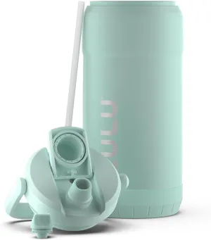 ZULU Goals Vacuum Insulated Large Capacity Stainless Steel Water Bottle | Reusable Jug Thermoses with Carry Handle | Leak-Proof Lid | Perfect for Travel, Workout, Gym, Hiking, Camping | 64oz, 101oz
